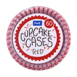 Best PME Cupcake Vormpjes Rood 60 stuks
