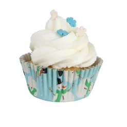 Online PME Cupcake Vormpjes Sneeuwpop 30 stuks