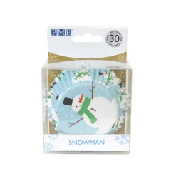 Online PME Cupcake Vormpjes Sneeuwpop 30 stuks