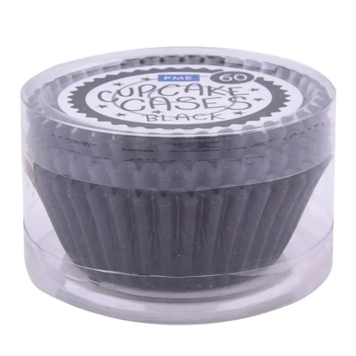 Hot PME Cupcake Vormpjes Zwart 60 stuks