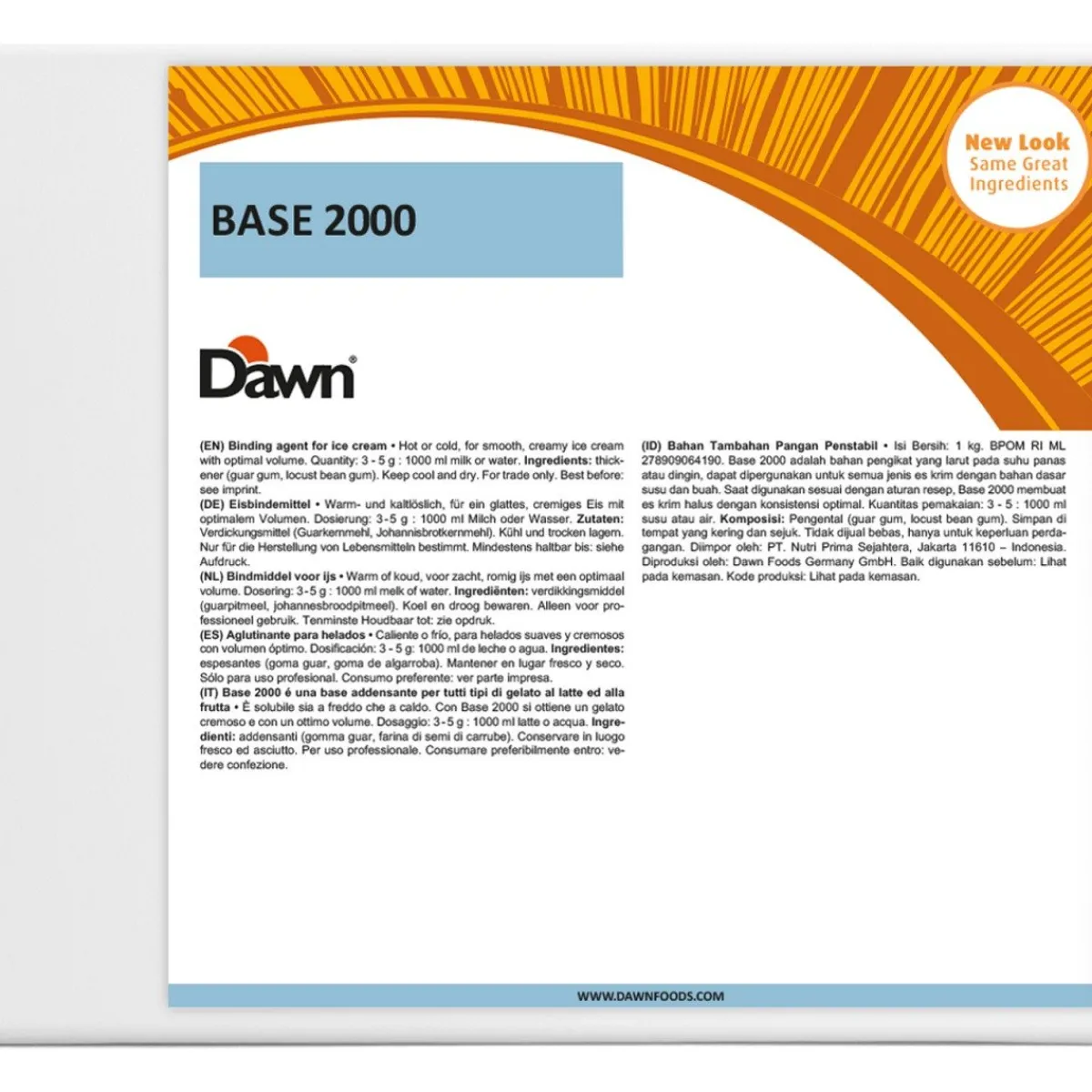Clearance Dawn Basis 2000 Bindmiddel 1kg