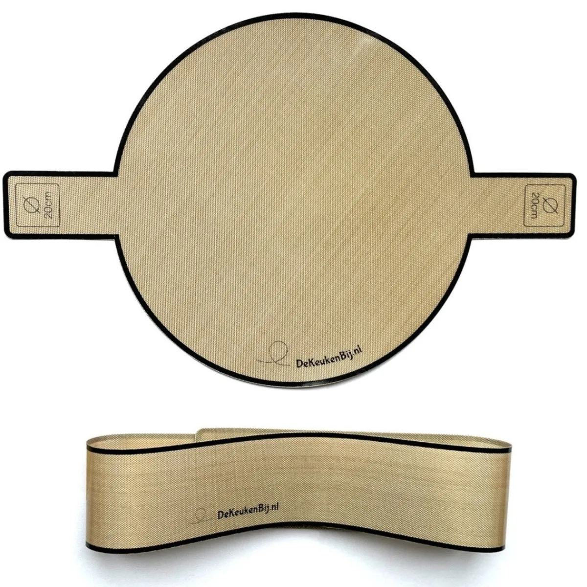 Online De Keukenbij Herbruikbaar Bakpapier Rond Siliconen Ø20cm