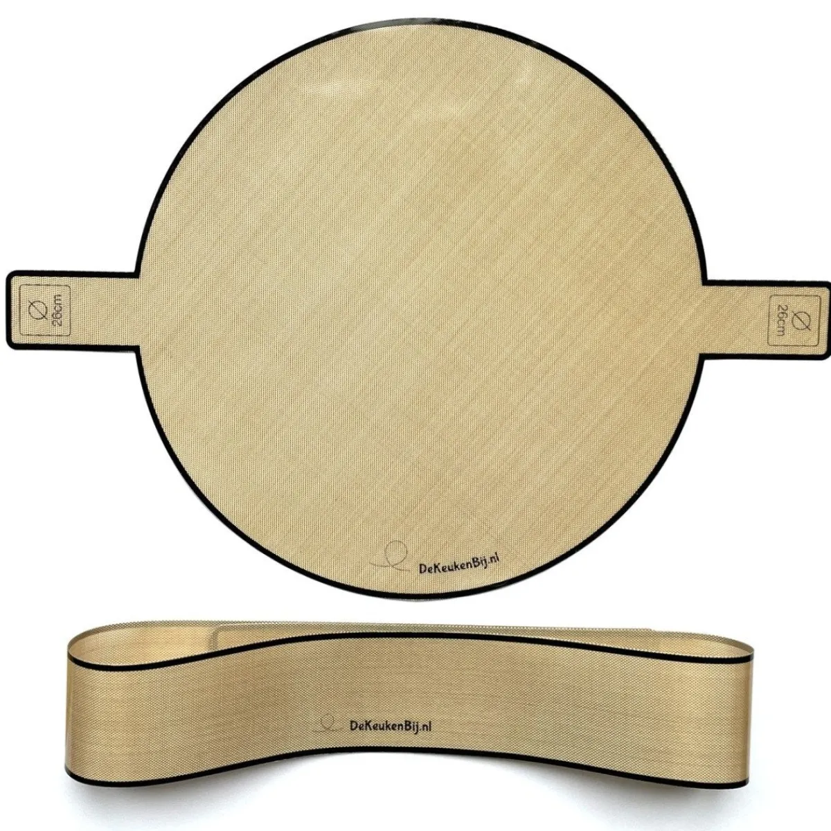 Online De Keukenbij Herbruikbaar Bakpapier Rond Siliconen Ø26cm