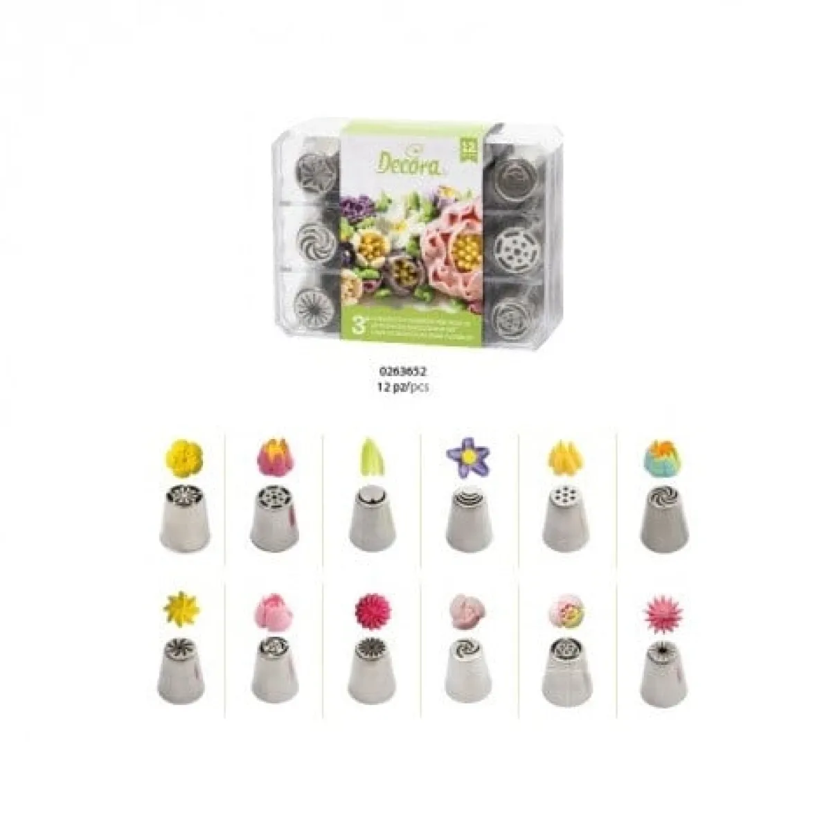Best Decora Botercrème Spuitmondjes Set #3 12 stuks