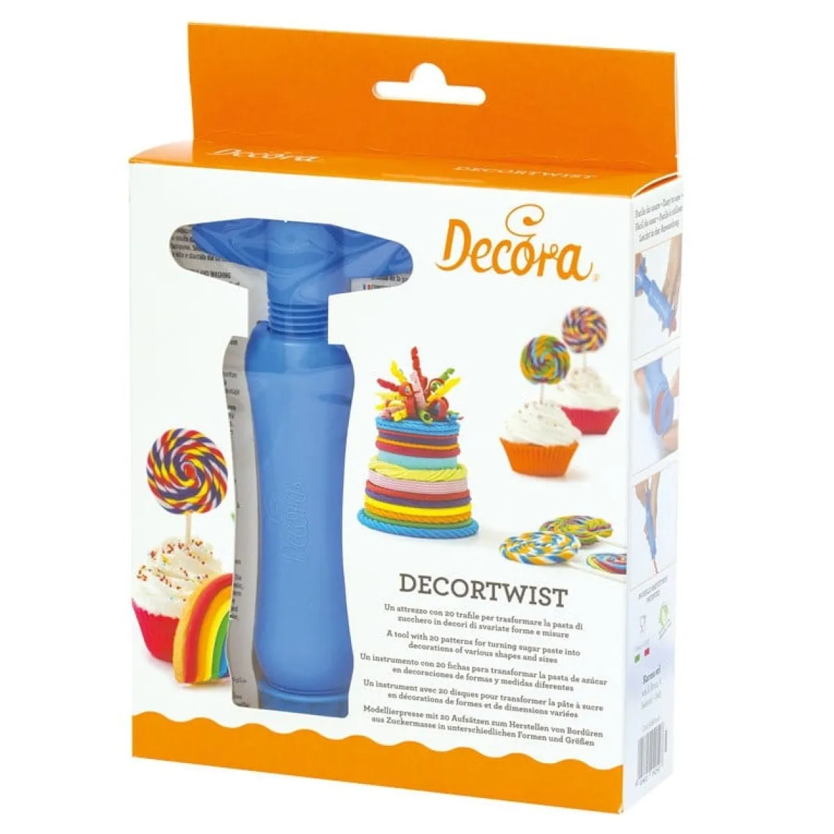 Outlet Decora Decortwist Sugar Gun met 20 Schijven