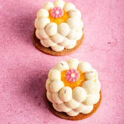 New Dobla Chocoladedecoratie Margriet Roze (200 stuks)