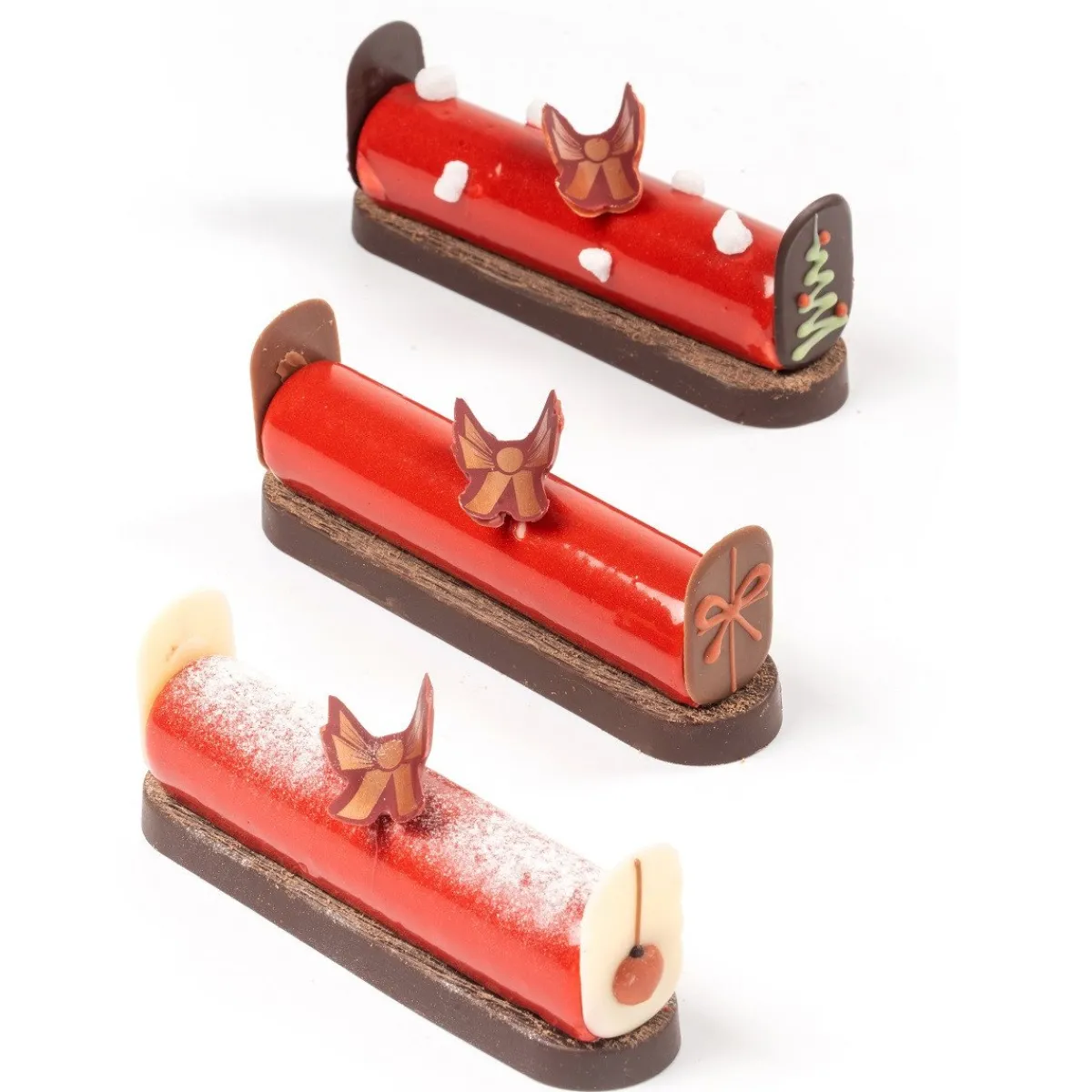 Online Dobla Chocoladedecoratie Strik Curvy (90 stuks)