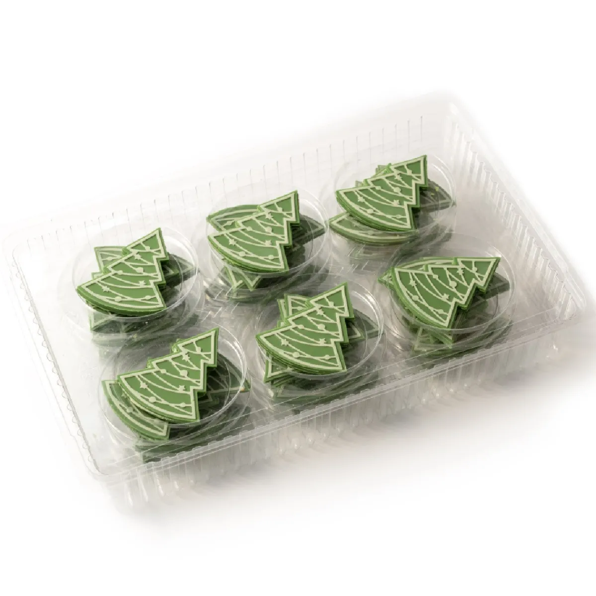 Outlet Dobla Chocoladedecoratie Kerstboom Groen (72 stuks)