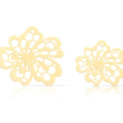 Best Dobla Chocoladedecoratie Lace Bloemen Wit (96 stuks)