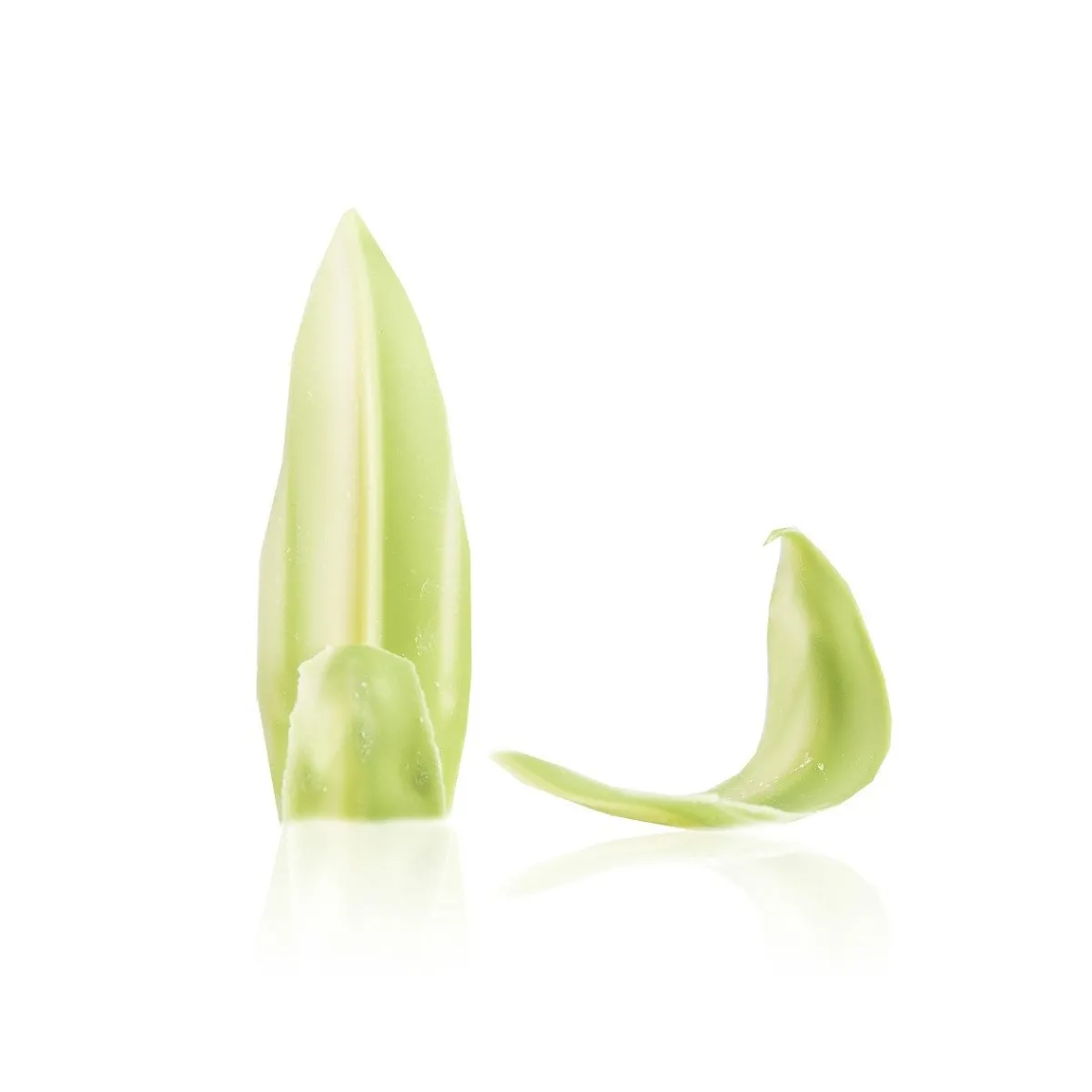 Best Dobla Chocoladedecoratie Blad Groen/Wit (260 stuks)