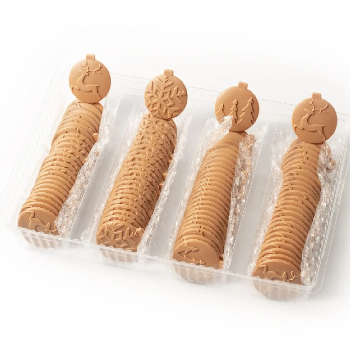 Online Dobla Chocoladedecoratie Kerstbal Assortiment (92 stuks)