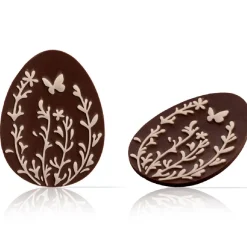 Dobla Chocoladedecoratie Paasei met Bloemenveld (144 stuks)