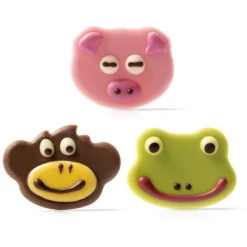 Sale Dobla Chocoladedecoratie Dierengezichten (108 stuks)
