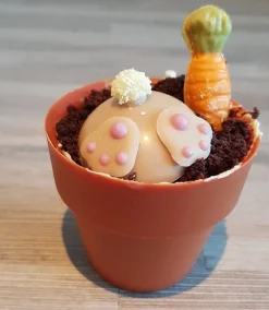 Outlet Dobla Chocoladedecoratie Bloempot Large (28 stuks)