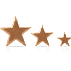 Hot Dobla Chocoladedecoratie Sterren Brons Assortiment (132st)