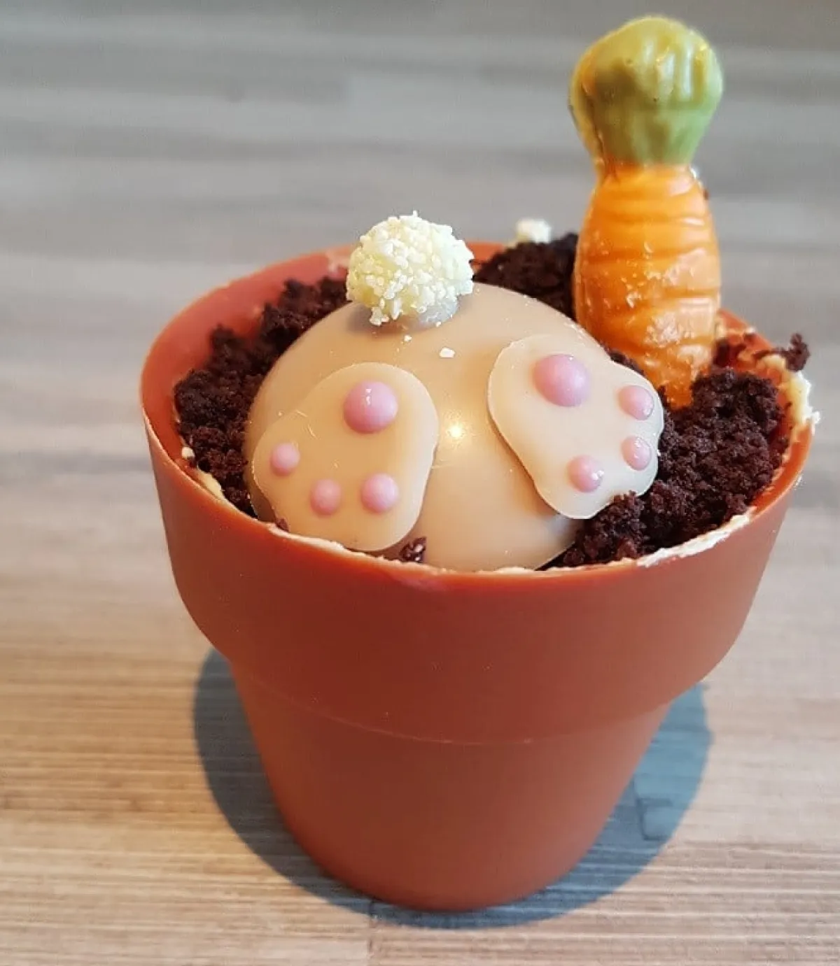 Discount Dobla Chocoladedecoratie Bloempot Mini (24 stuks)