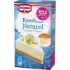 New Dr. Oetker Kwarktaart Naturel (zonder bodem) Mix 195g