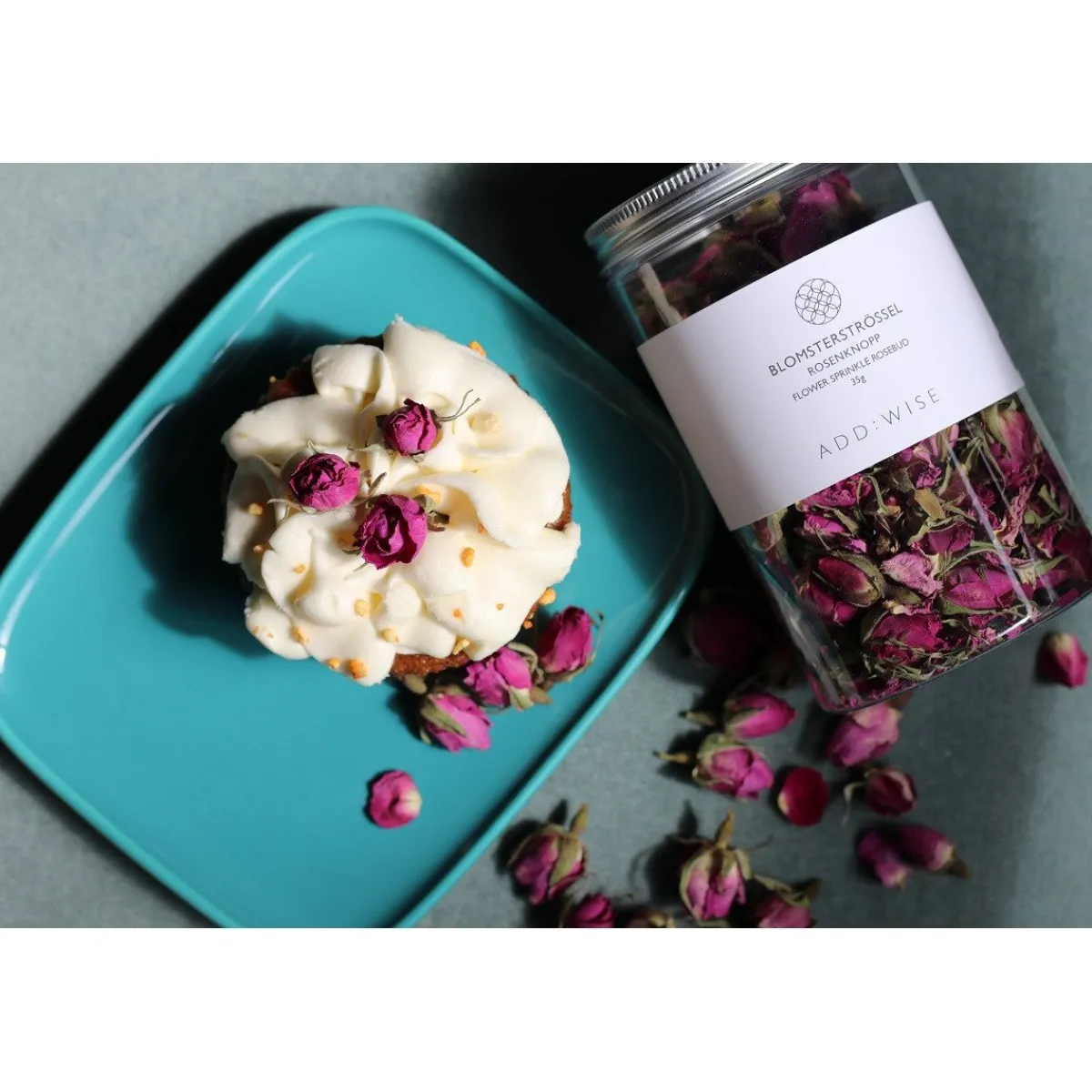 AddWise Eetbare Bloemen Rosebud (Rozenknop) 45g