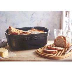 Sale Emile Henry Broodtrommel Truffle 35,5x24,5x15,8cm