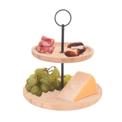 New Overig Etagere Bamboe 2-Laags