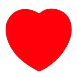 Best Etiket 'Hart Rood' 500 stuks