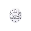 New Etiket 'Prettige Feestdagen' 500 stuks
