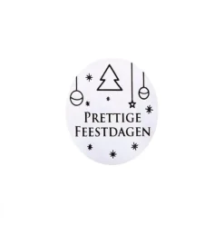 New Etiket 'Prettige Feestdagen' 500 stuks