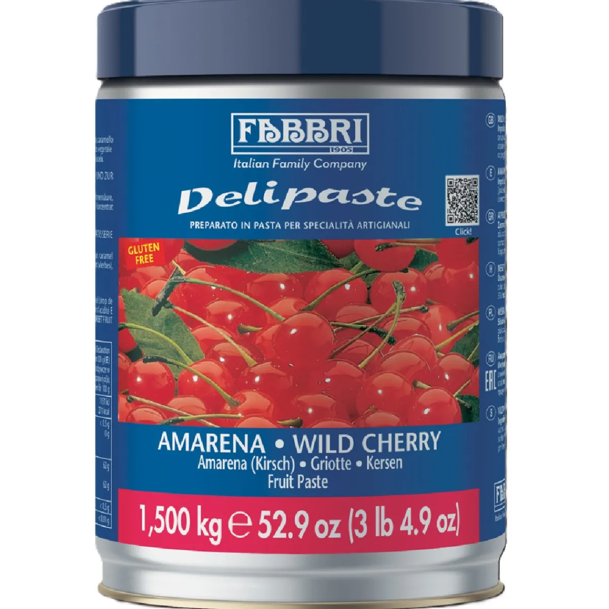 New Fabbri Delipaste Amarena Kersen 1,5kg