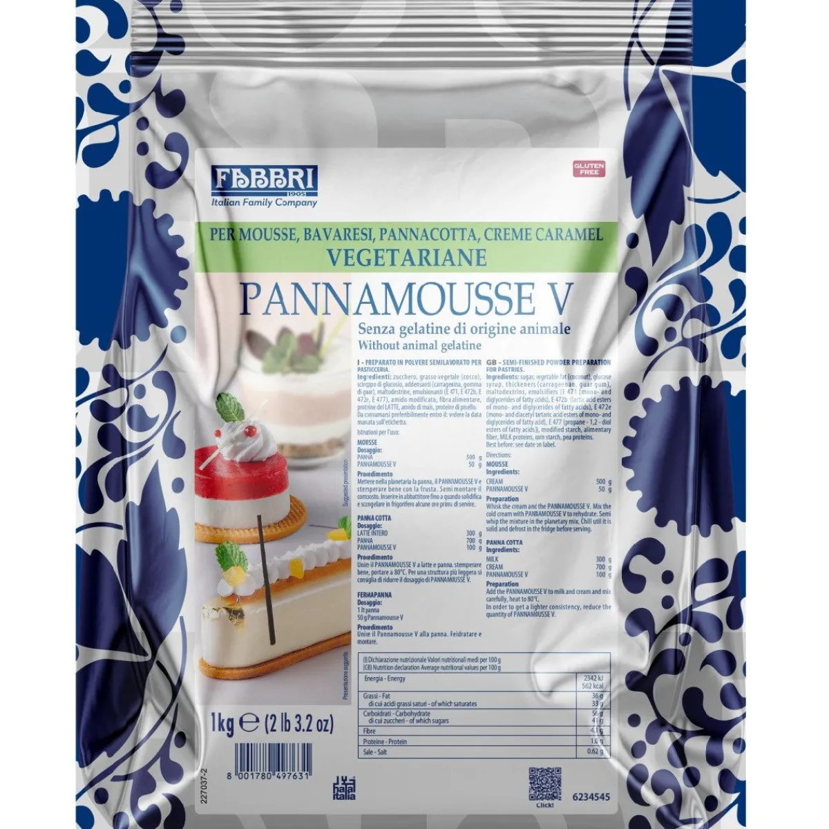 Best Fabbri Pannamousse 1kg