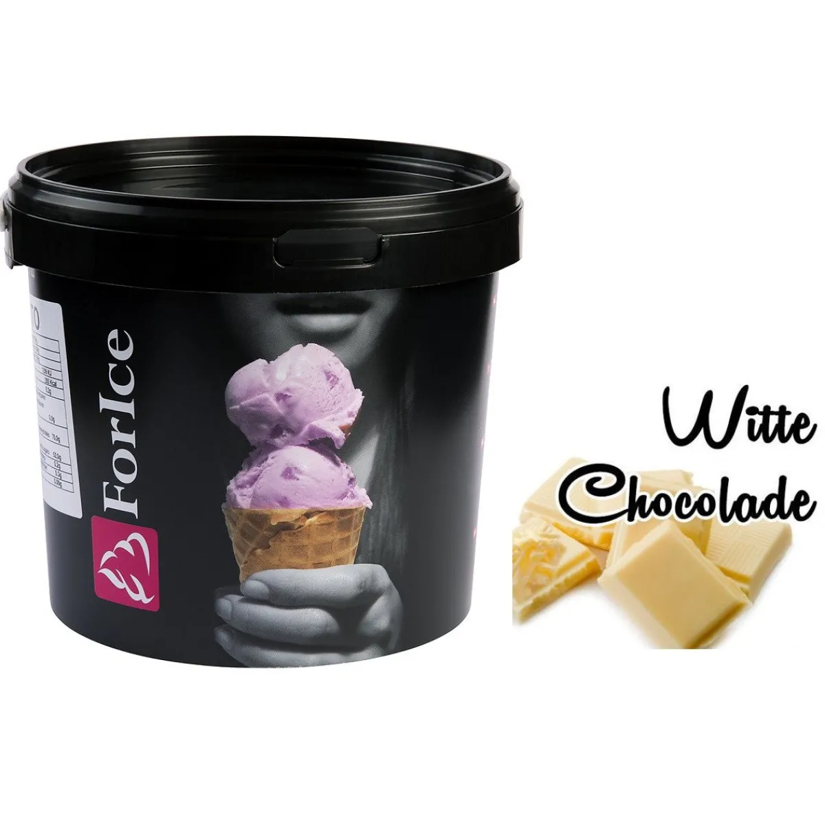 New ForIce Smaakpasta Witte Chocolade 3kg**