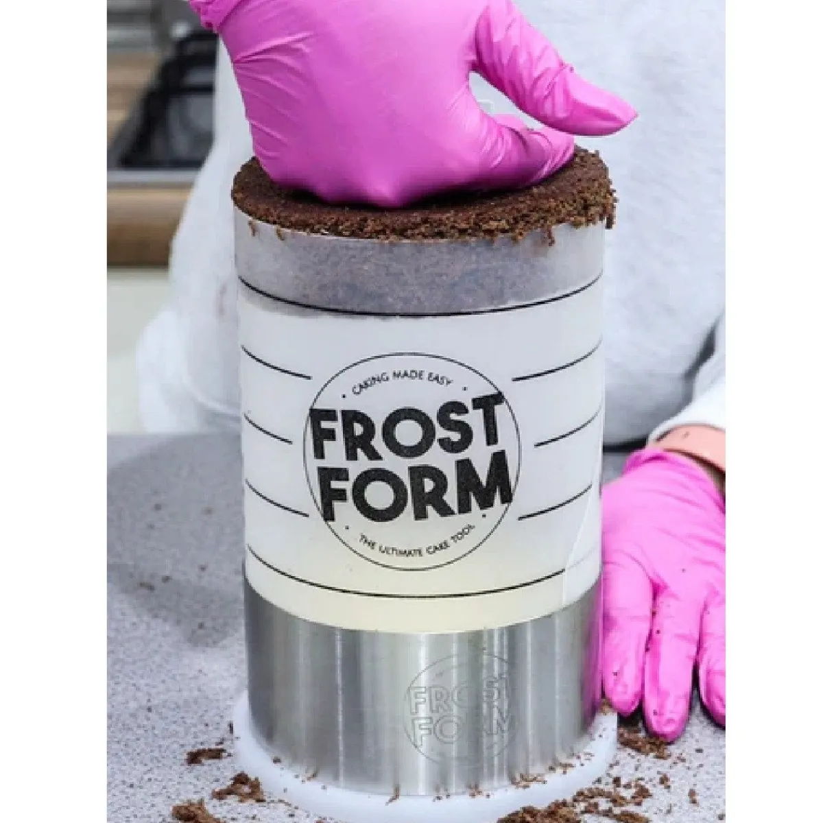 Outlet Frost Form Taart Coating Kit Rond 18cm