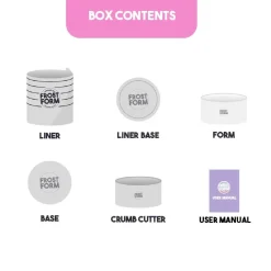 Clearance Frost Form Taart Coating Kit Rond 10cm