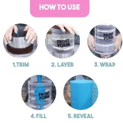 Clearance Frost Form Taart Coating Kit Rond 10cm