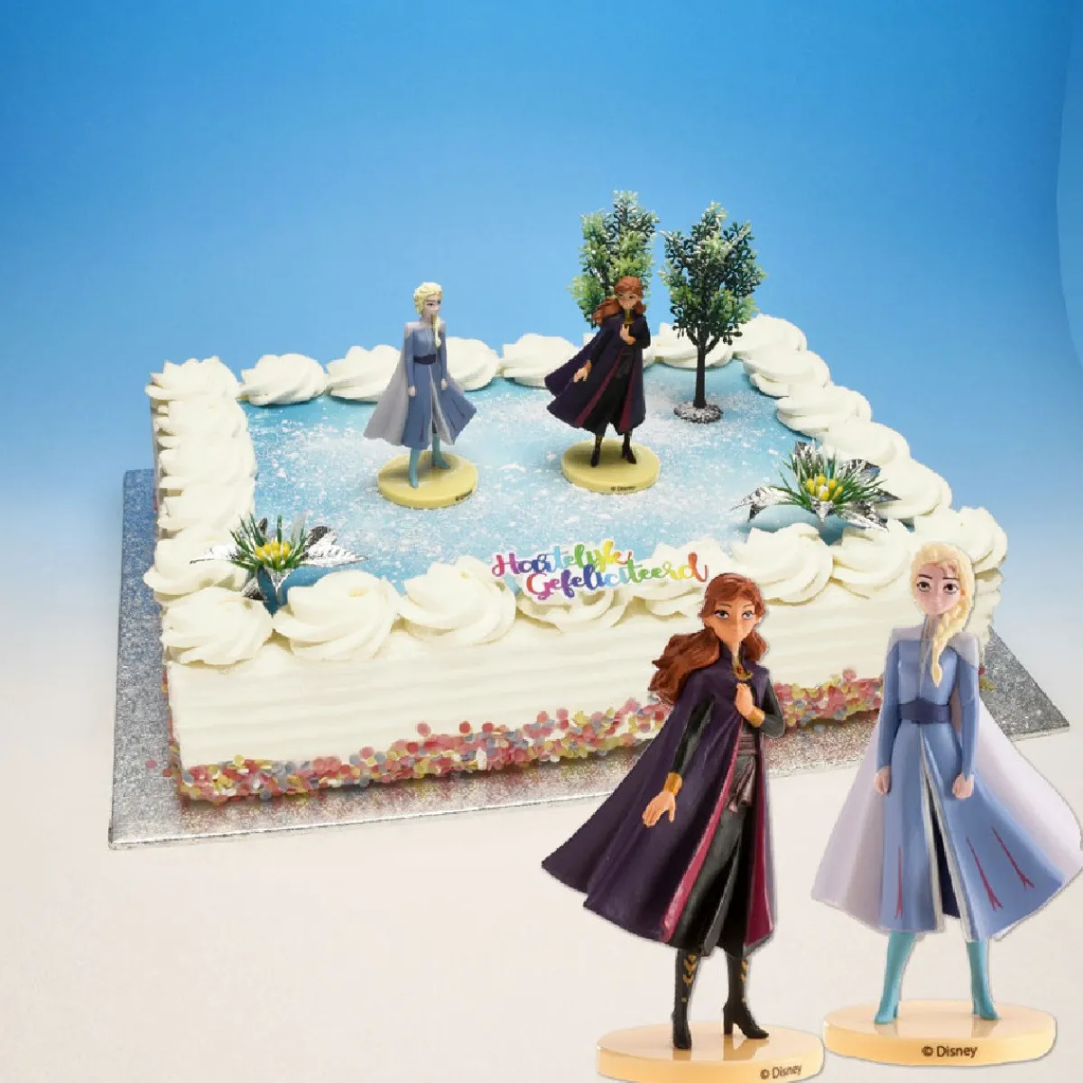 Discount Frozen 2 Taartset - Anna & Elsa (Disney)