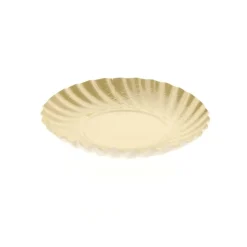 Overig Gebaksschoteltje Rond Ribbel Ecru Ø8,8cm 100st.