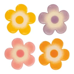 Outlet Günthart Chocoladedecoratie Bloemen Gekleurd 192st.