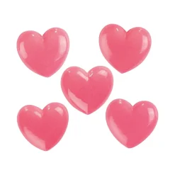 Outlet Günthart Chocoladedecoratie Hartjes Roze Klein 264st.