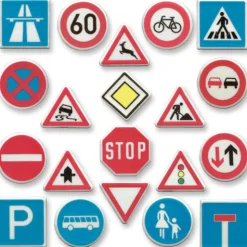 Online Günthart Fondantschildjes Verkeersborden 100st.