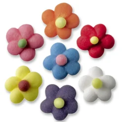 New Günthart Suikerdecoratie Bloemen Gekleurd Klein 210st.