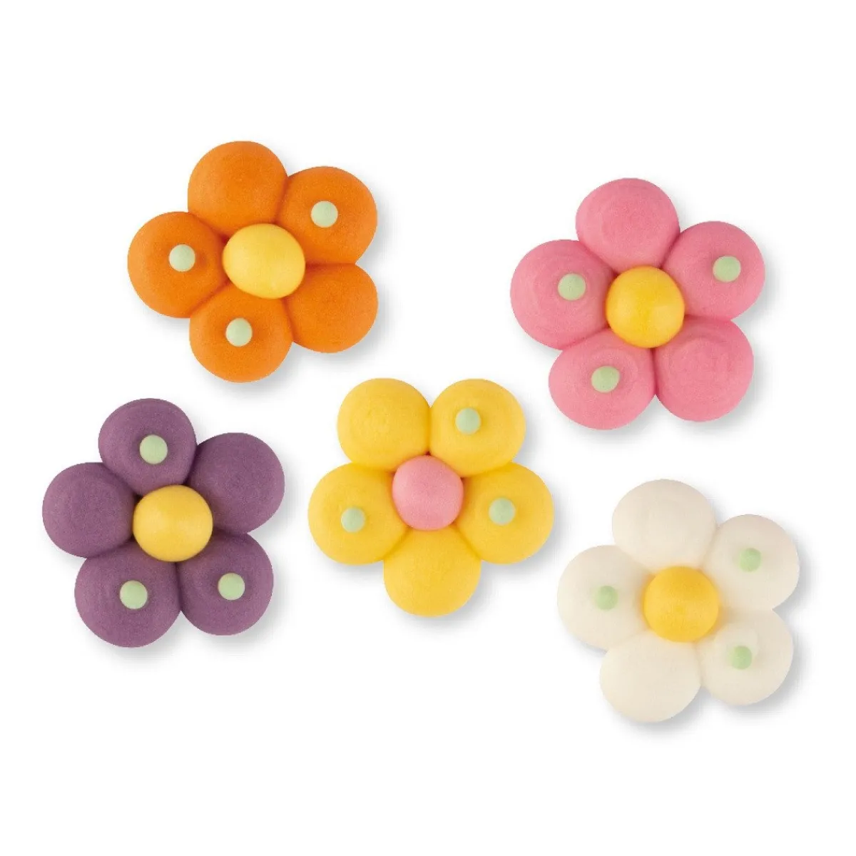 Sale Günthart Suikerdecoratie Bloemen Gekleurd Groot 150st.