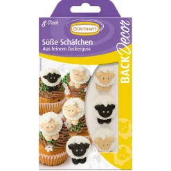 Outlet Günthart Suikerdecoratie Schapen 8st.