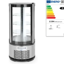 Hot Hendi Arktic Gebaksvitrine Rond 100 Liter