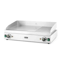 Outlet Hendi Bakplaat 1/3 geribbeld 2/3 glad 1/3 geribd 230V/3500W