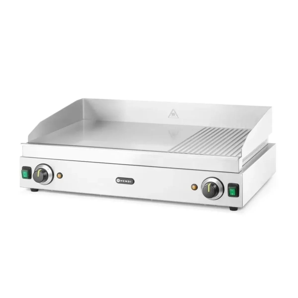 Outlet Hendi Bakplaat 1/3 geribbeld 2/3 glad 1/3 geribd 230V/3500W