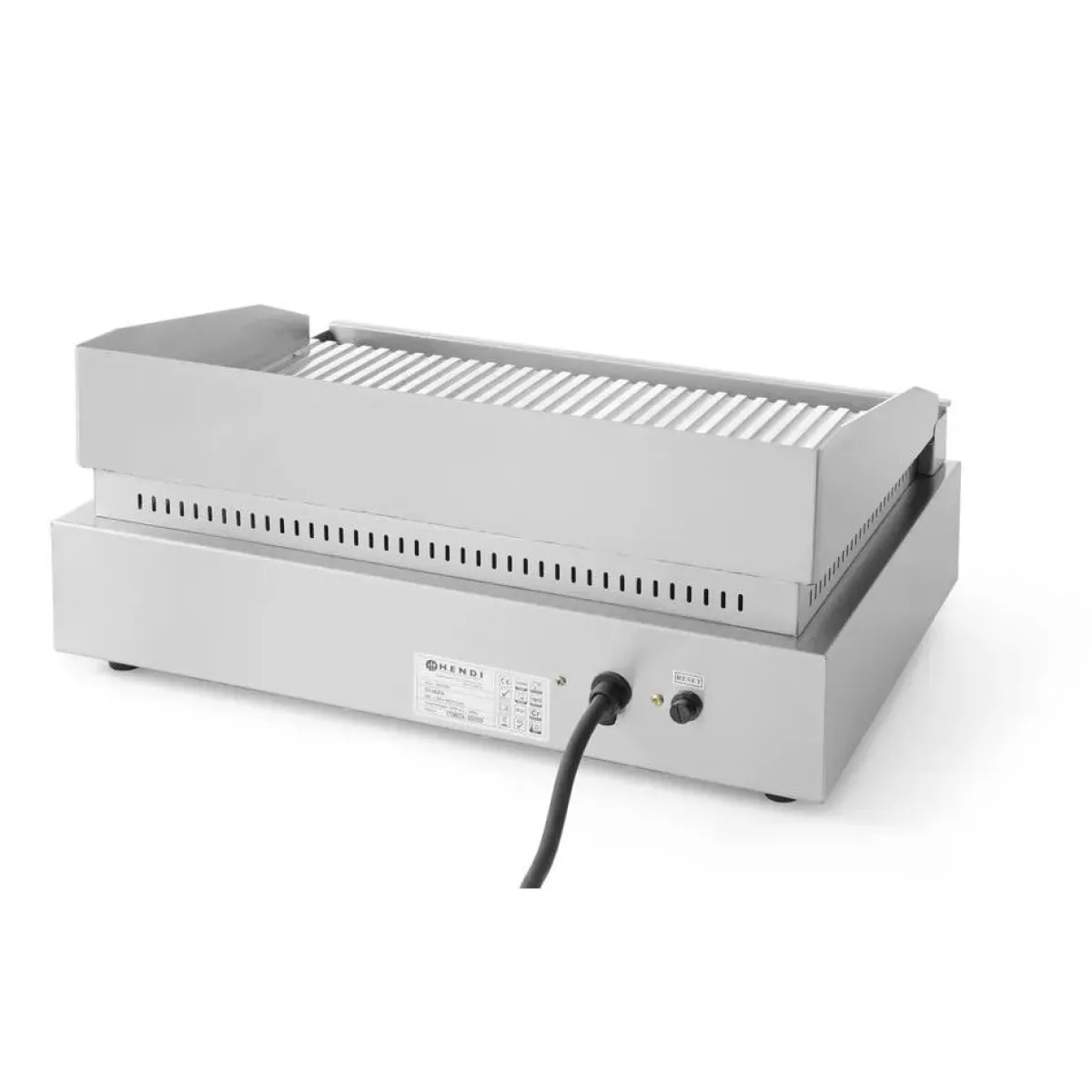 Hendi Bakplaat geribbeld geheel geribd 230V/2400W