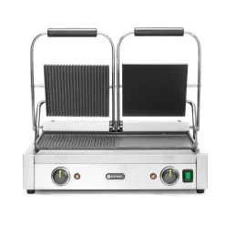 Best Hendi Contactgrill - dubbele versie half geribd
