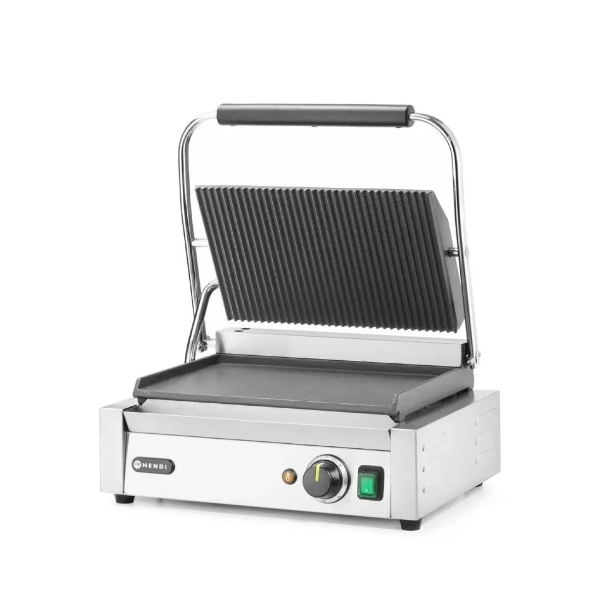 Outlet Hendi Contactgrill Panini onder glad