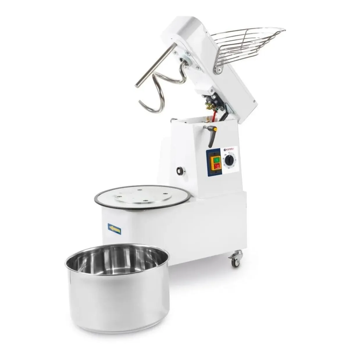 Hendi Deegmachine met kantelbare kop en afneemb mengkom 32L