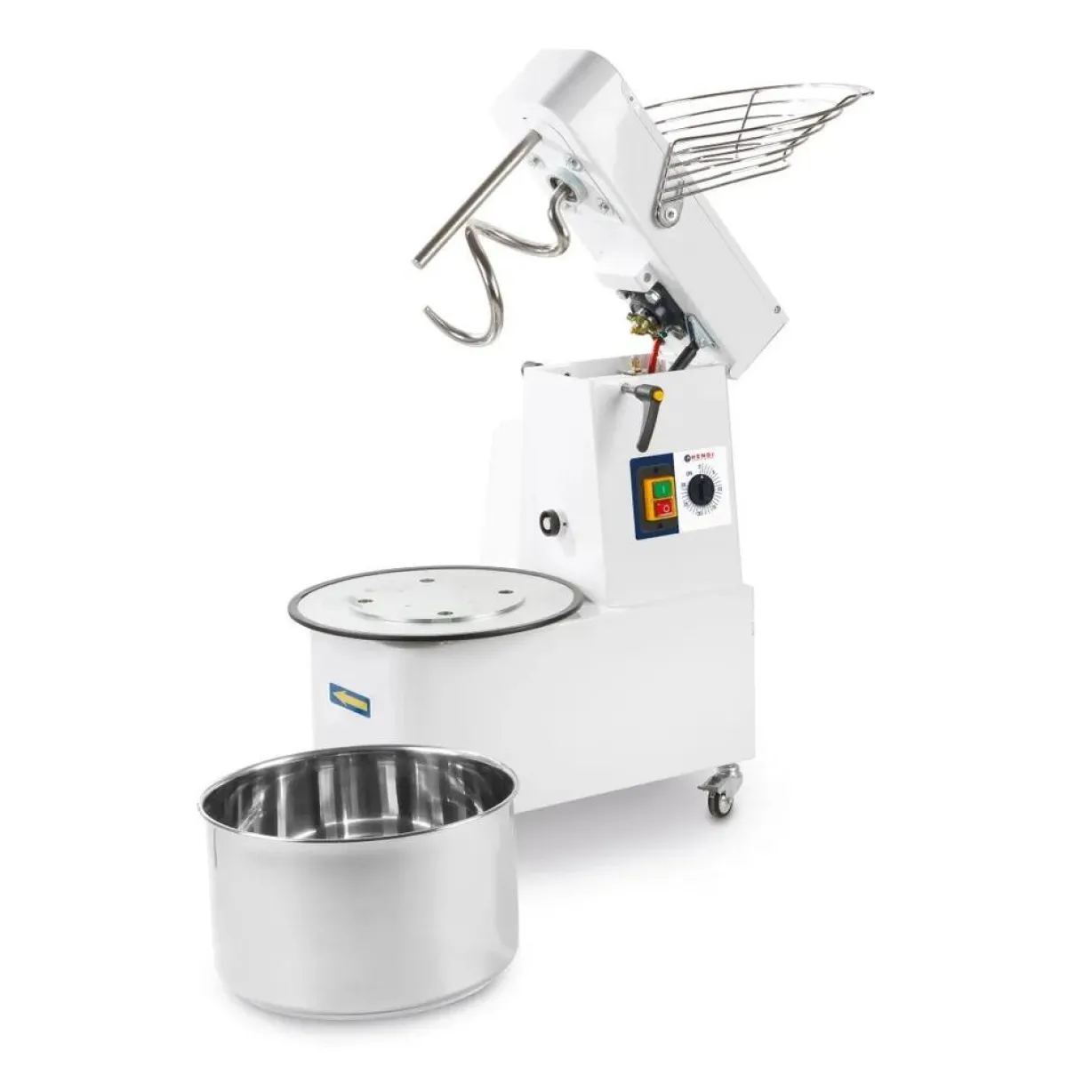 Online Hendi Deegmachine met kantelbare kop en afneemb mengkom 22L