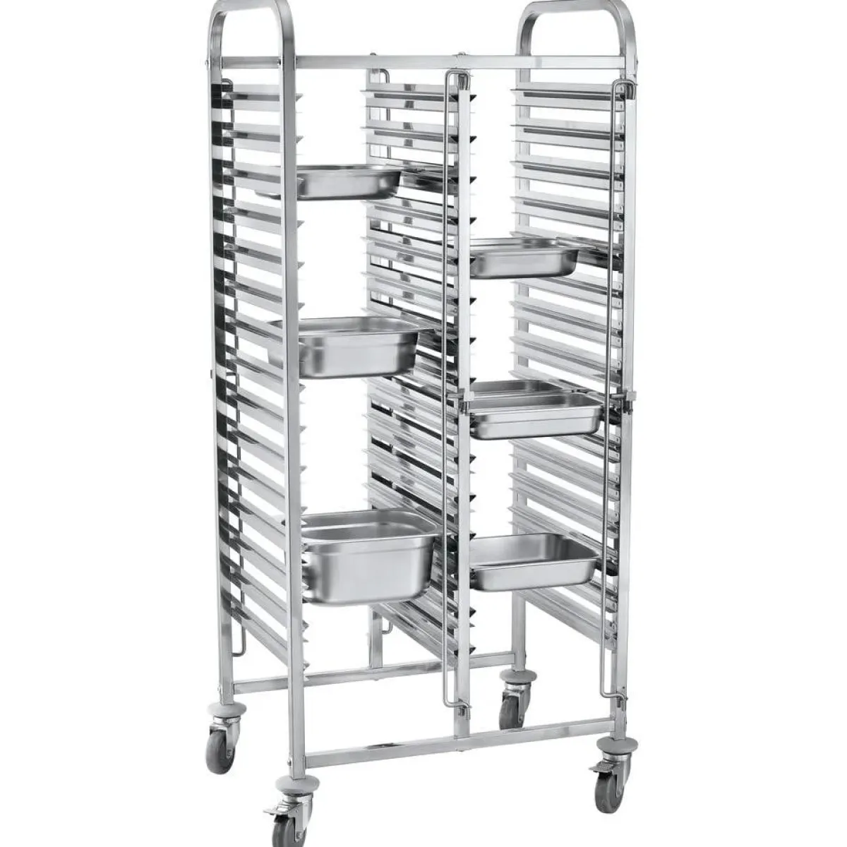 Hendi Dubbele regaalwagen - 30 x GN 1/1 798x610x(H)1710mm
